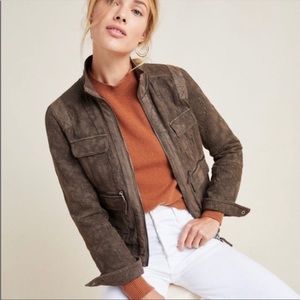 Anthropologie Marrakech Embroidered Bomber Jacket